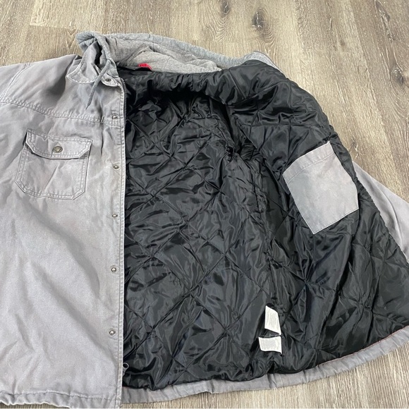 DICKIES Work Jacket Insulated Men’s Size 3XL Grey Full Zipper - Picture 5 of 8